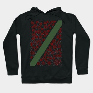 Christmas swirl patchwork pattern Hoodie